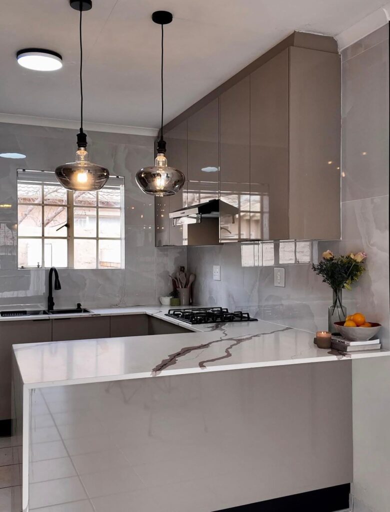 Kök efter renovering av HNV Entreprenad AB